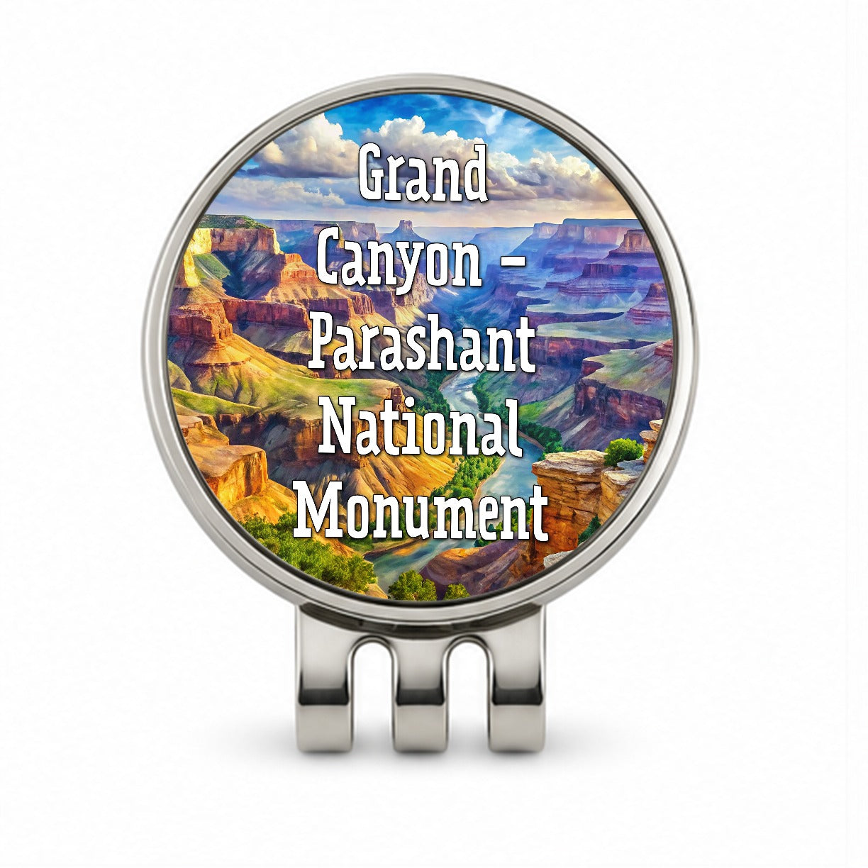 Grand Canyon - Parashant National Monument Arizona Golf Hat Clip with Ball Marker