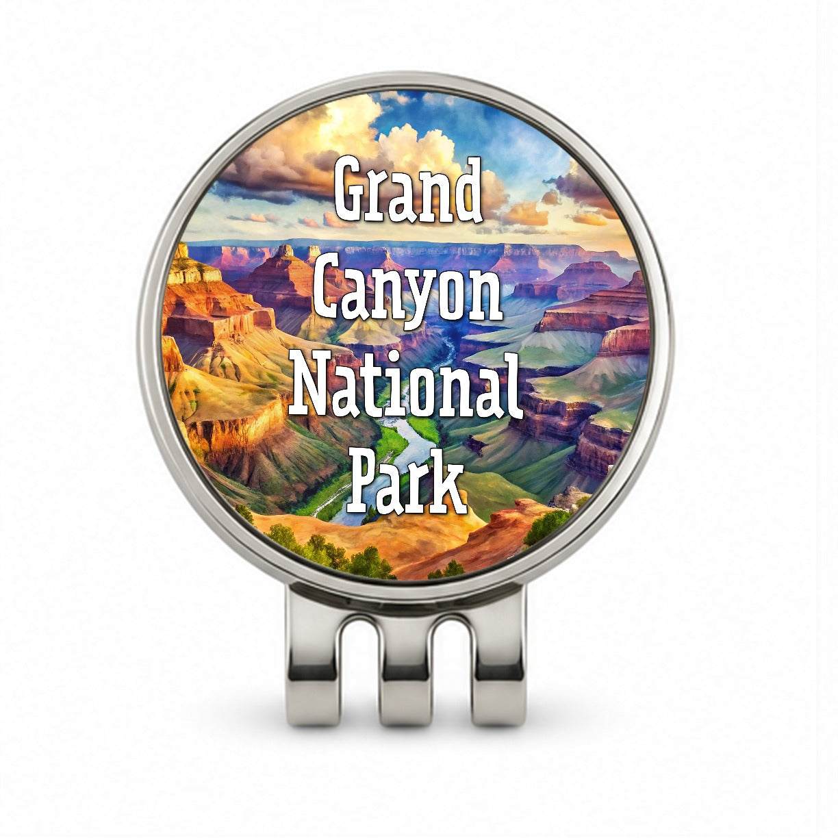 Grand Canyon National Park Arizona Golf Hat Clip with Ball Marker