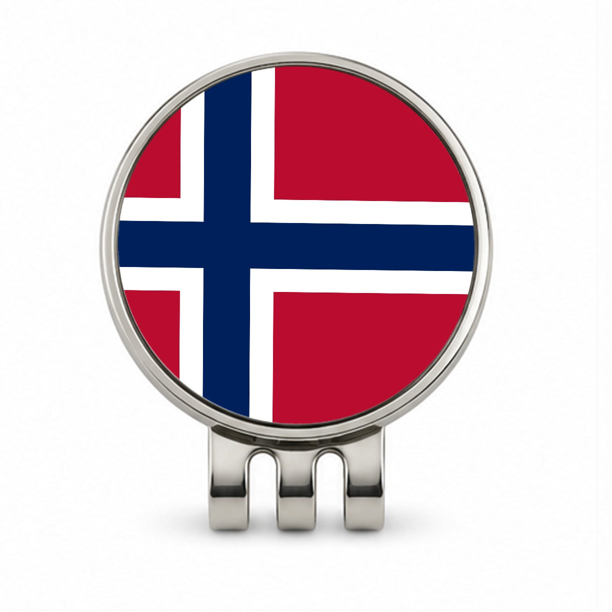 Bouvet Island Country Flag Golf Hat Clip with Ball Marker