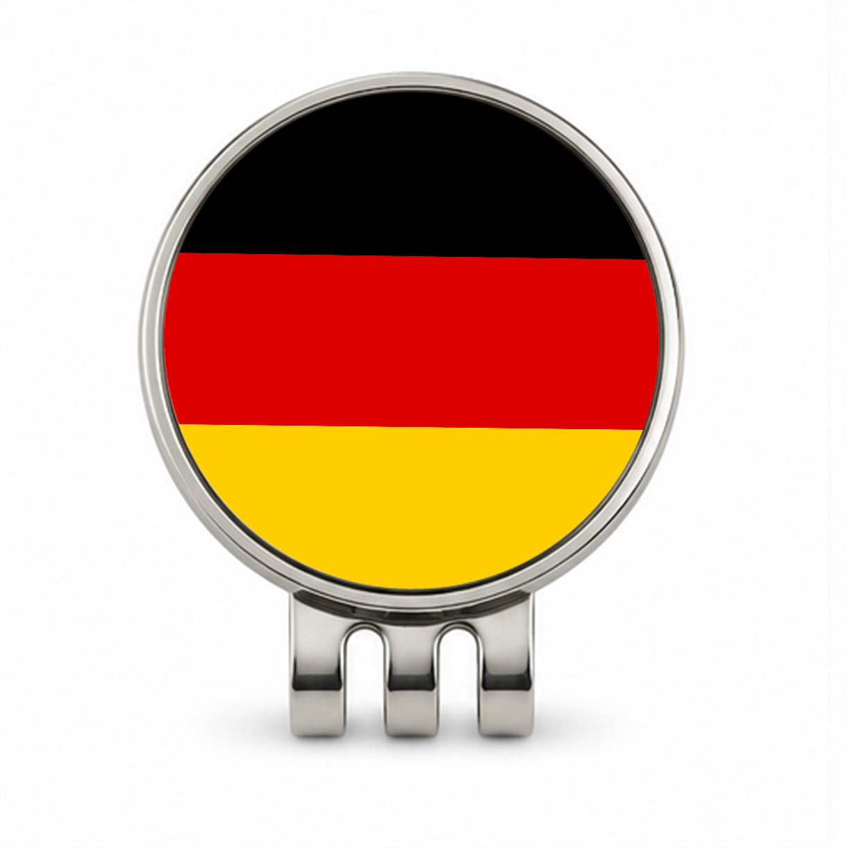 Germany Country Flag Golf Hat Clip with Ball Marker