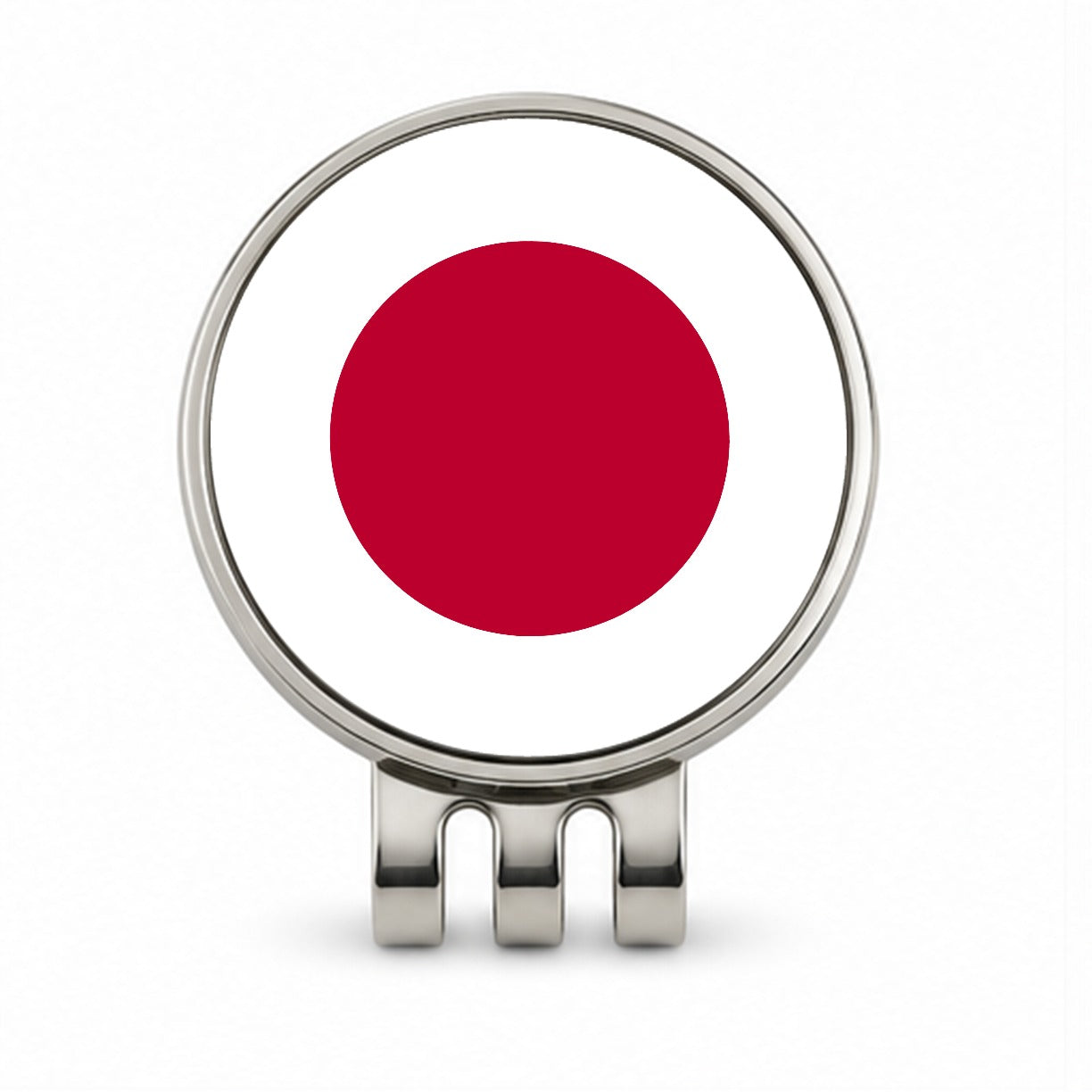 Japan Country Flag Golf Hat Clip with Ball Marker
