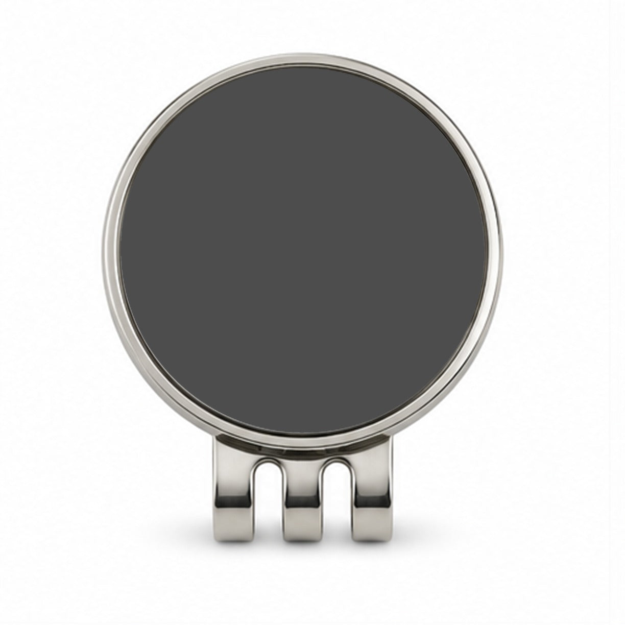 It's Just a Solid Gray Color Golf Hat Clip with Ball Marker