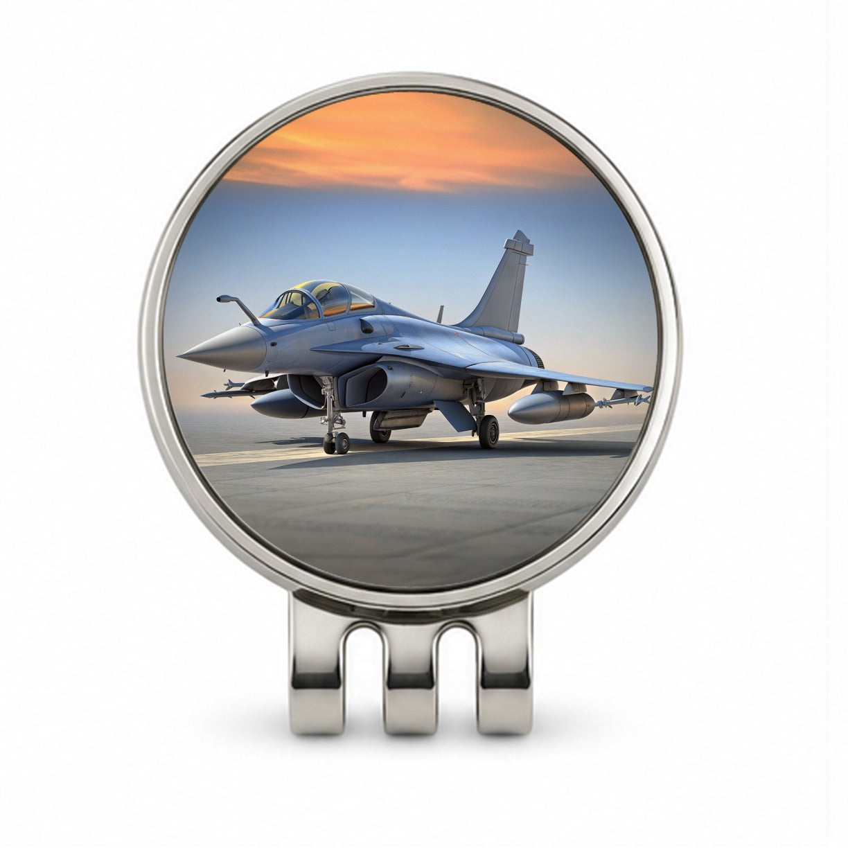 Dassault Rafale French Multirole Fighter Plane Golf Hat Clip with Ball Marker