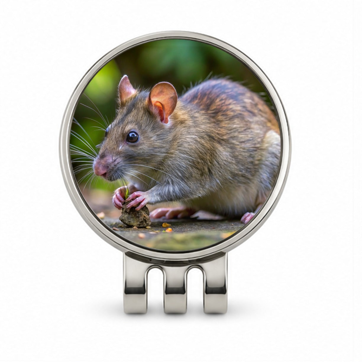 Pouch Rat Golf Hat Clip with Ball Marker