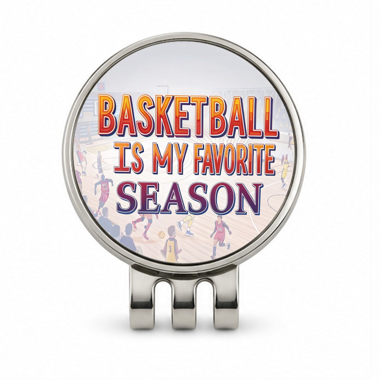 Basketball Is My Favorite Season Funny Golf Hat Clip with Ball Marker