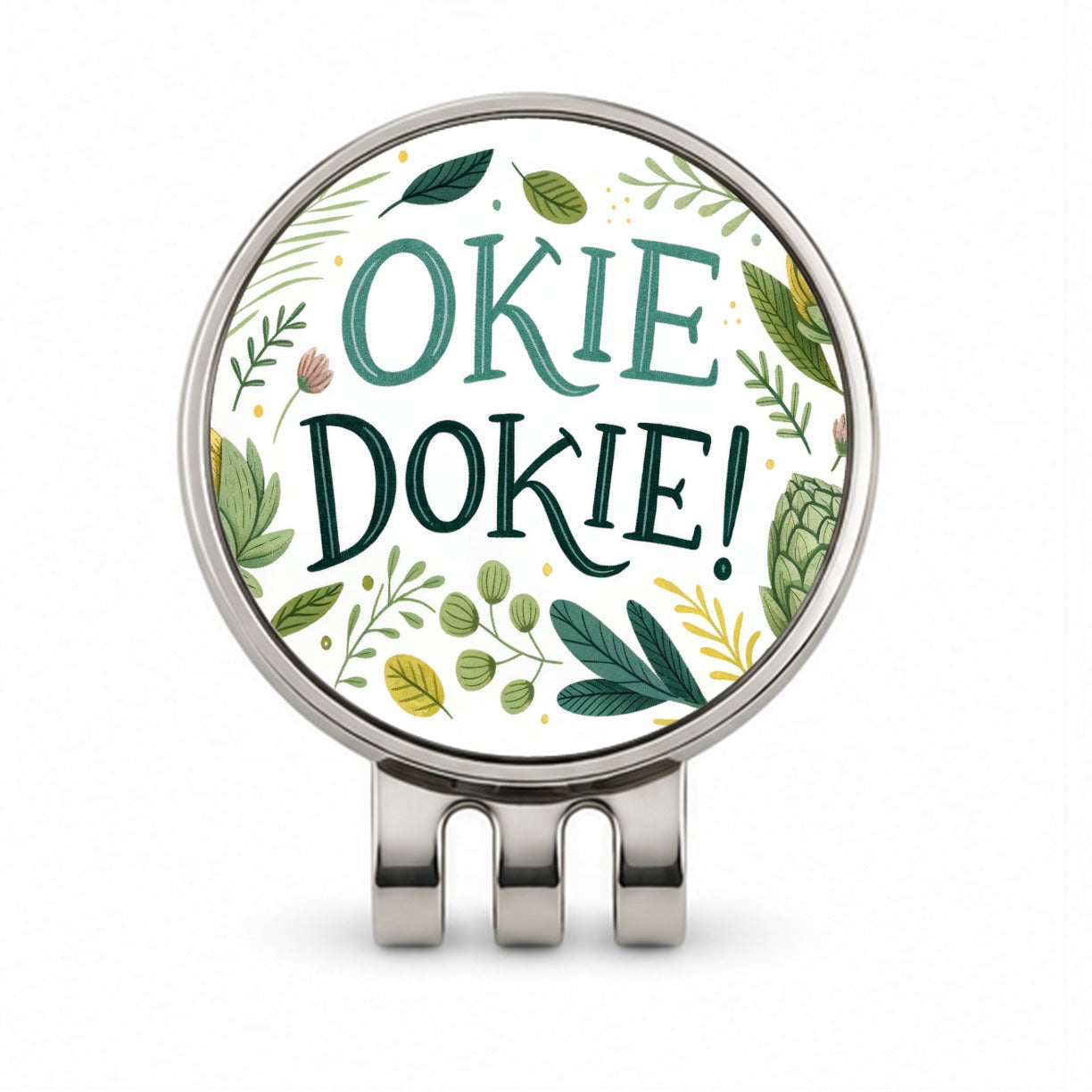 Okie Dokie Artichoke  Golf Hat Clip with Ball Marker