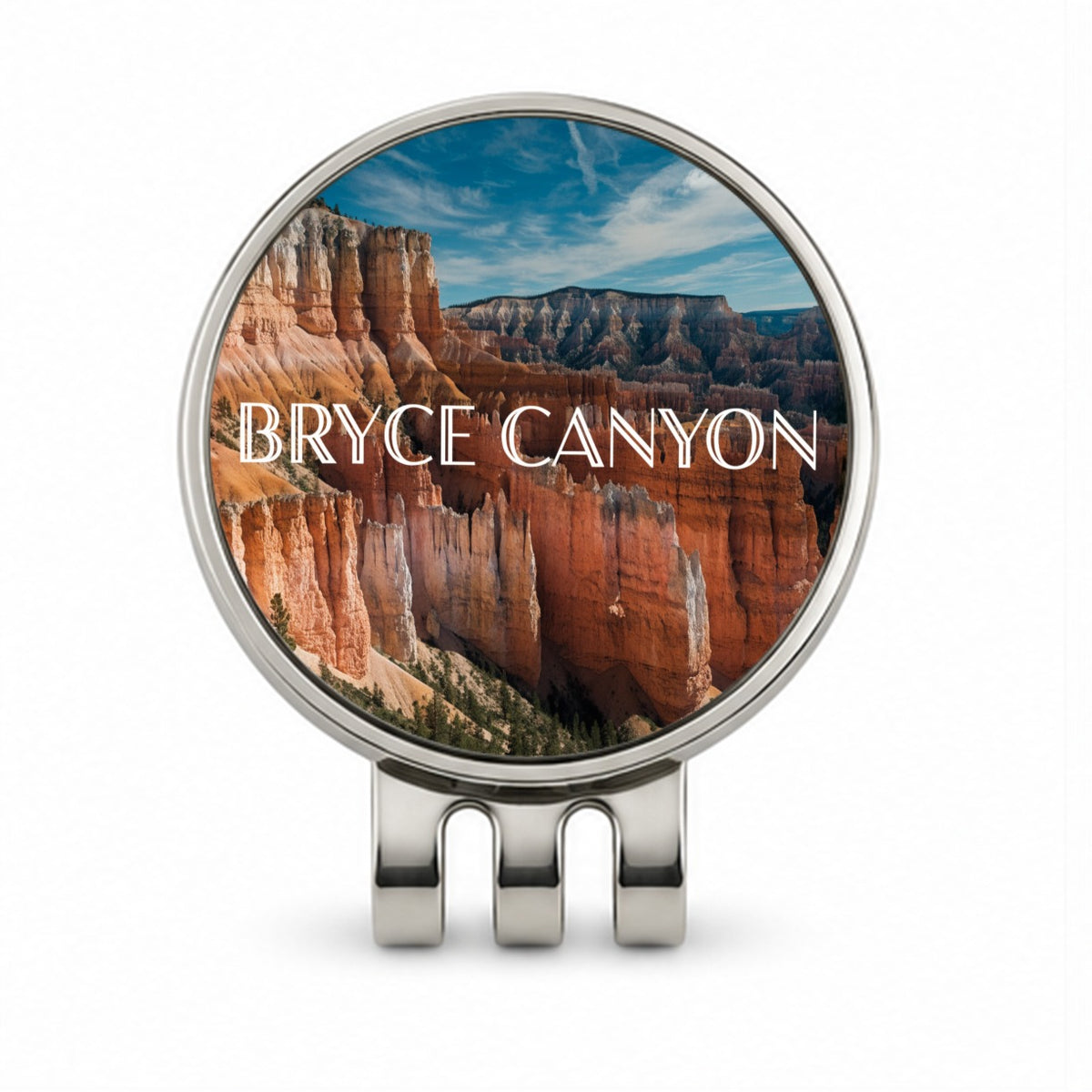 Bryce Canyon Utah Travel Golf Hat Clip with Ball Marker