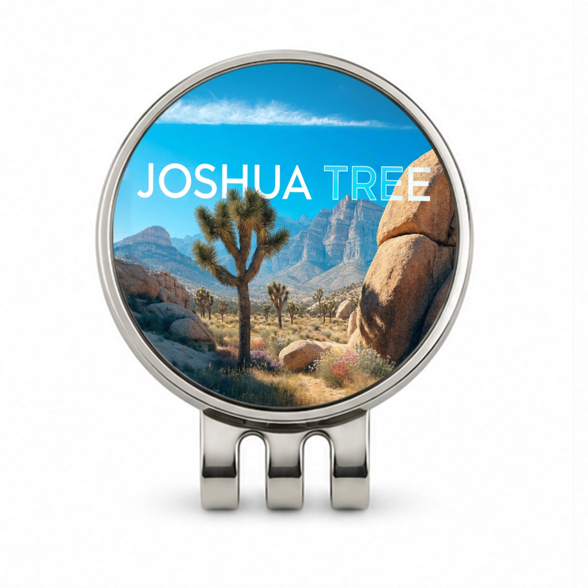 Joshua Tree California Travel National Park Golf Hat Clip with Ball Marker