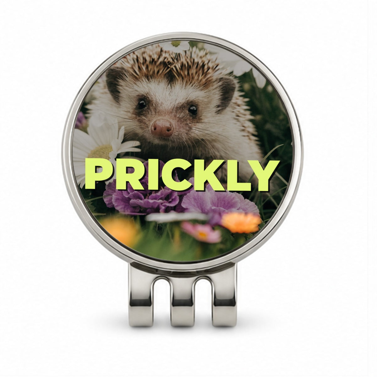 Prickly Hedgehog Adorable Funny Golf Hat Clip with Ball Marker