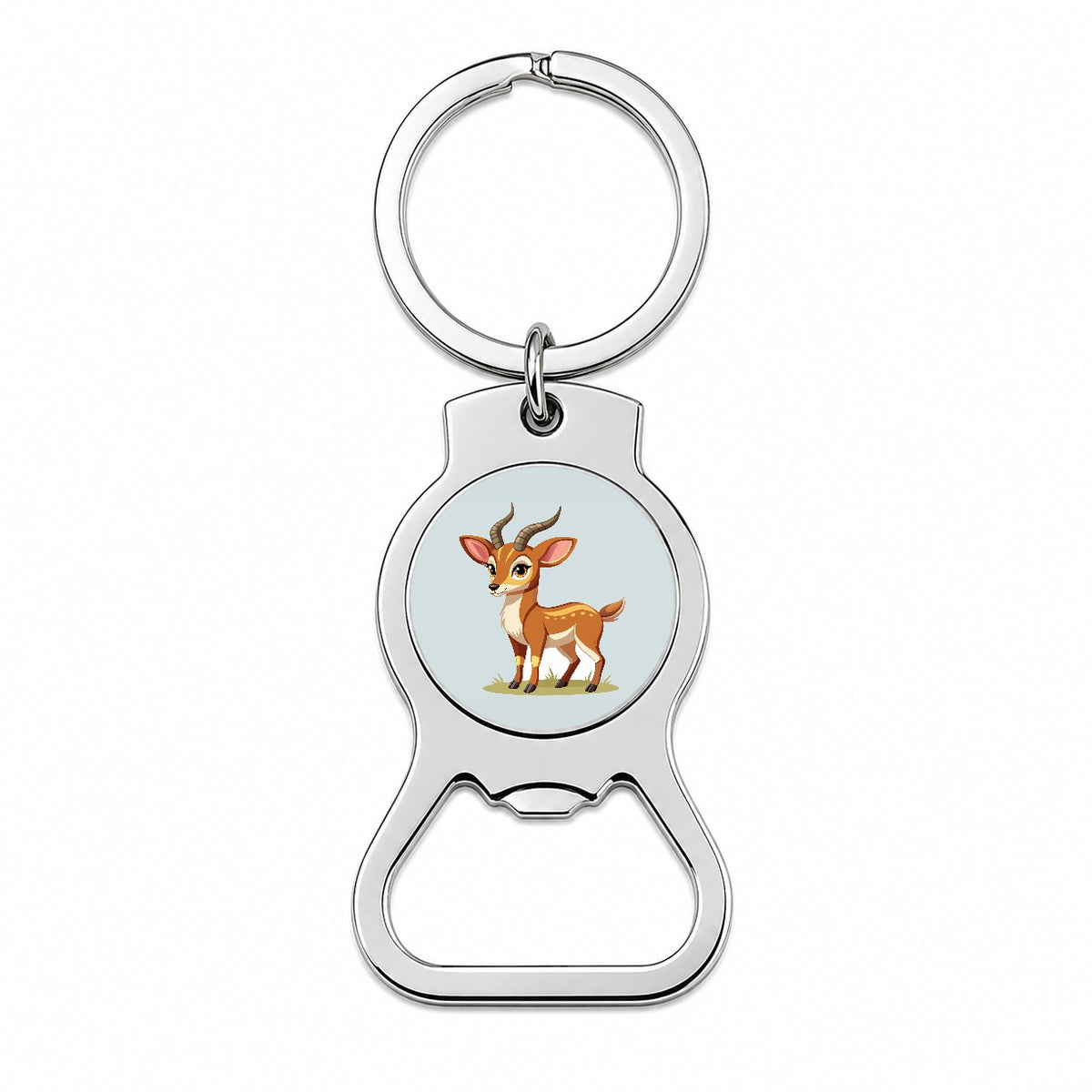 Antelope Cute Bottle Opener Keychain