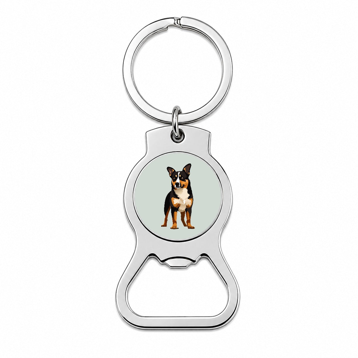 Australian Cattle Dog Standing Bottle Opener Keychain