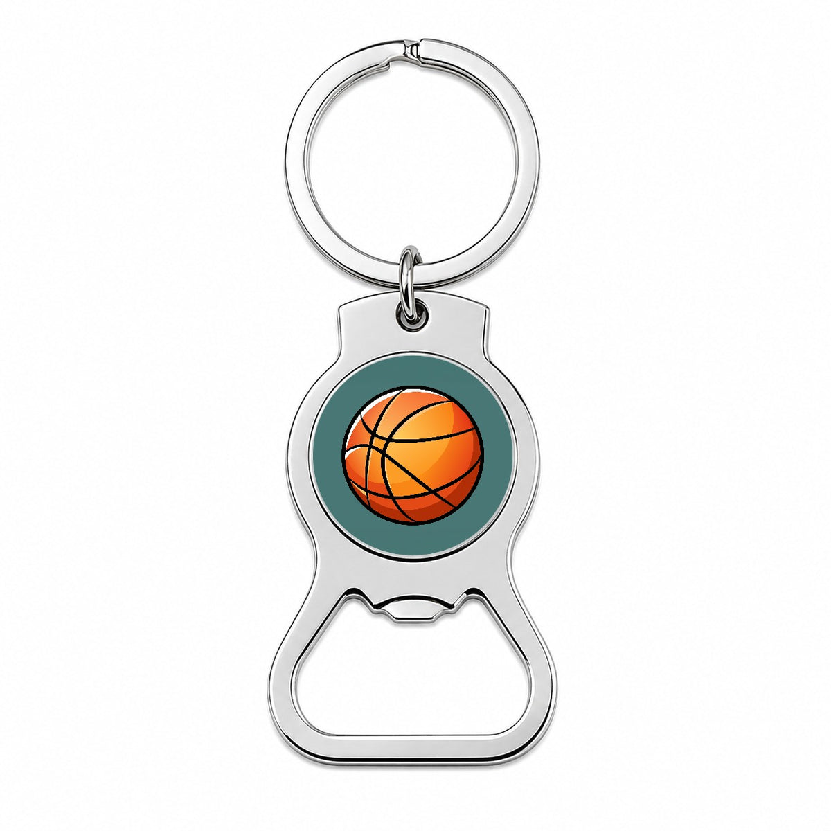 Basketball Ball Sport Bottle Opener Keychain