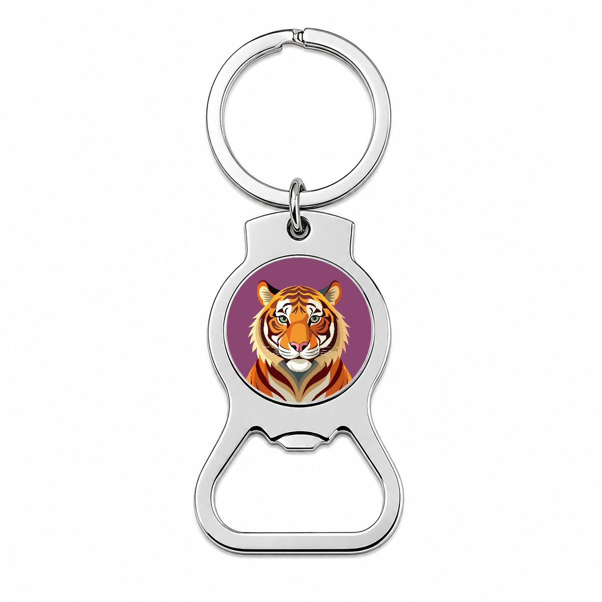 Bengal Tiger Bottle Opener Keychain