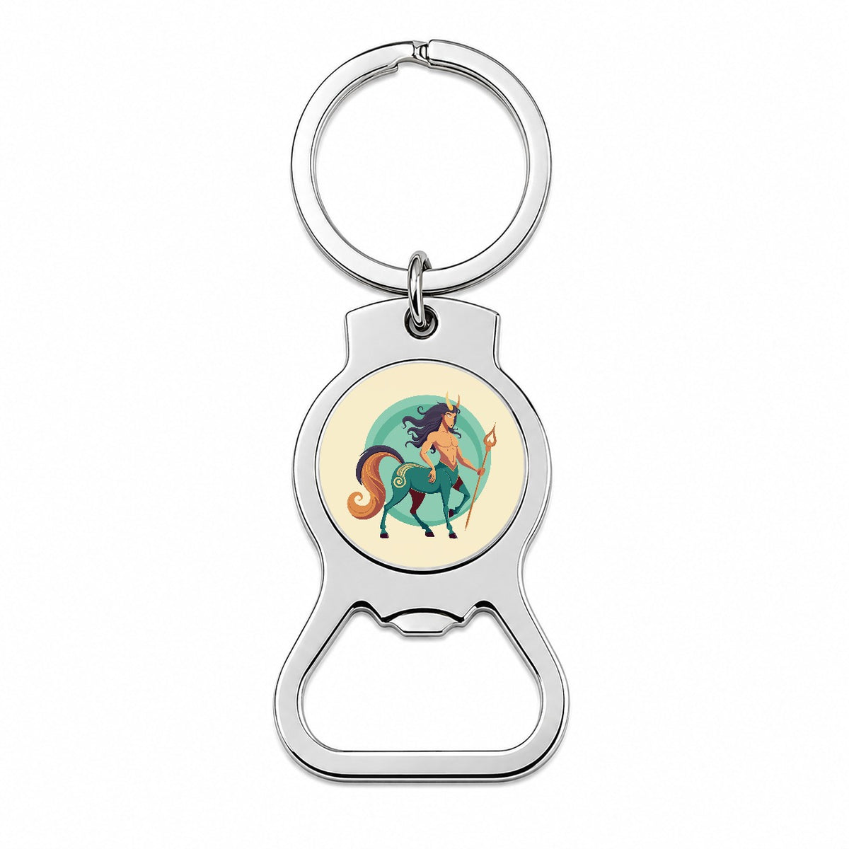 Centaur Greek Mythology Bottle Opener Keychain