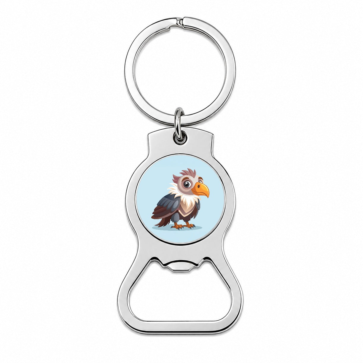 Condor Bird Cute Bottle Opener Keychain