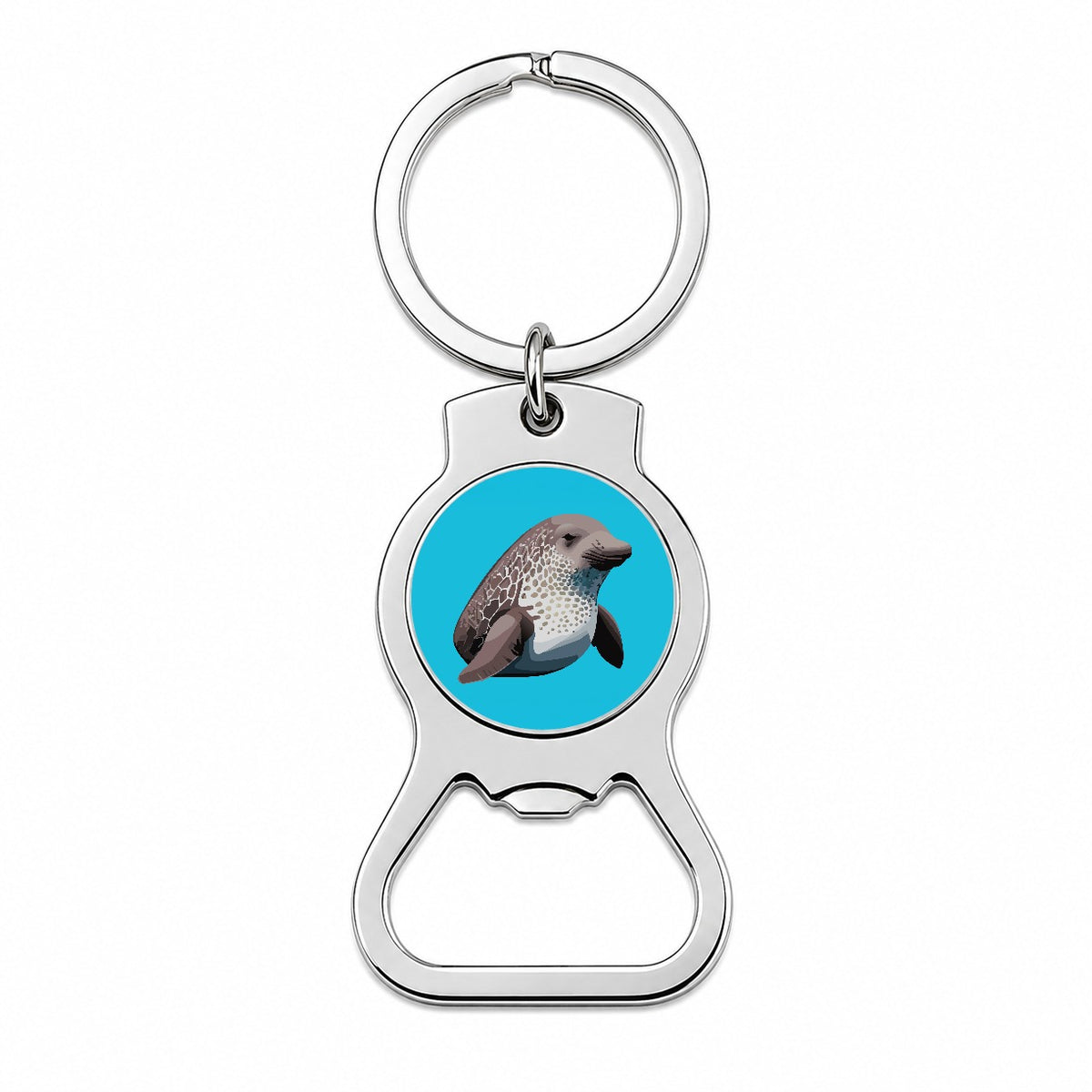 Dugong Sea Cow Bottle Opener Keychain