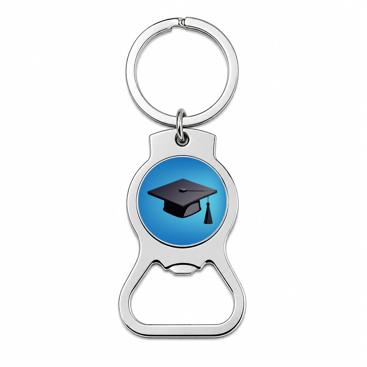 Graduation Cap Graduate Hat Bottle Opener Keychain