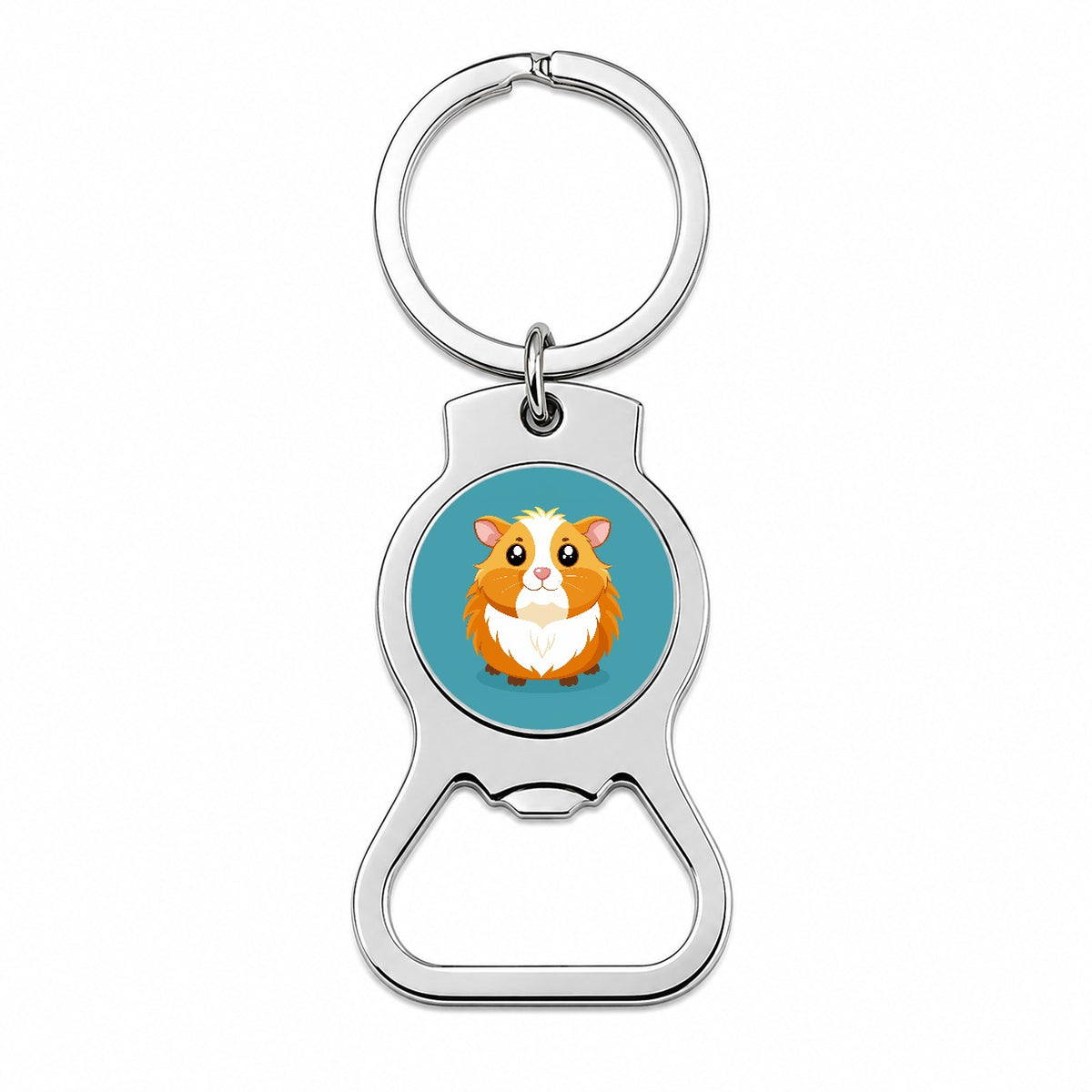 Guinea Pig Cute Bottle Opener Keychain