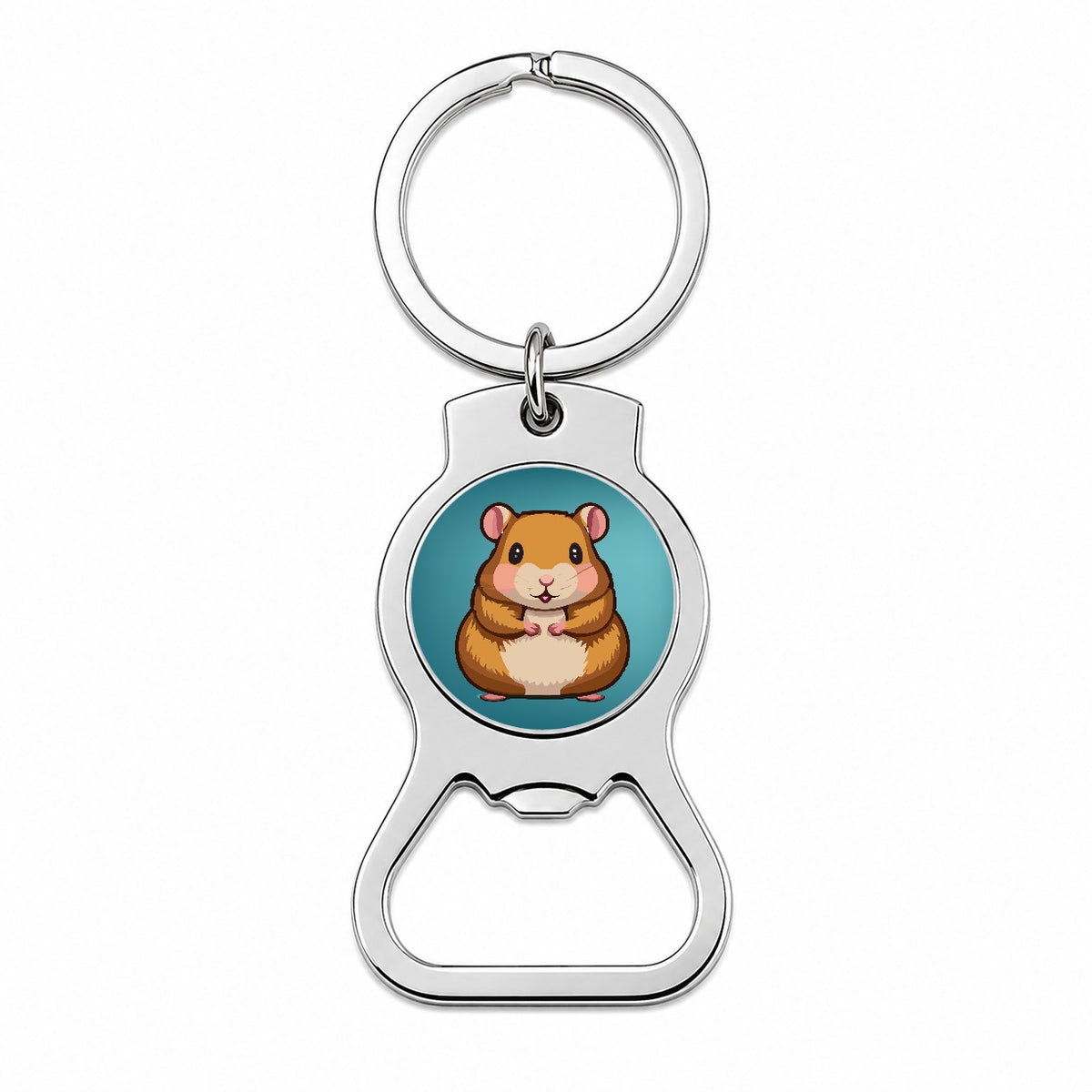 Hamster Cute Bottle Opener Keychain