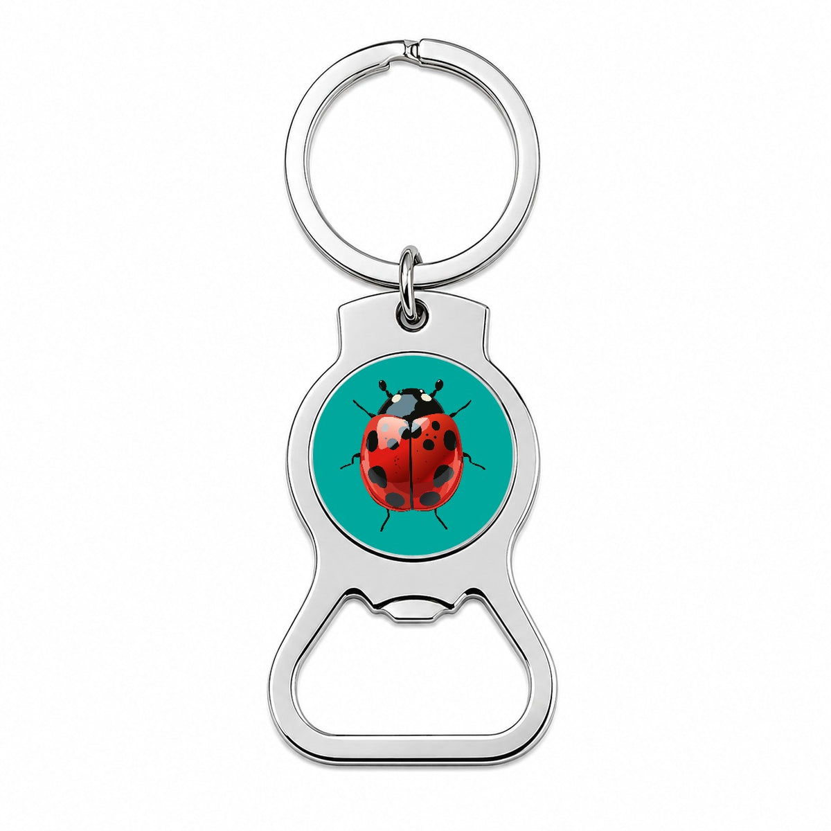 Ladybug Pretty Bottle Opener Keychain