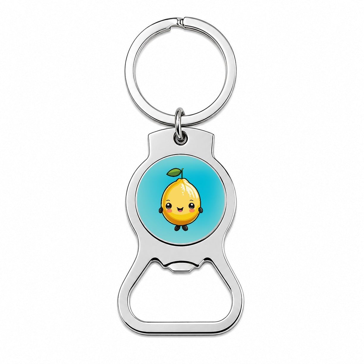 Lemon Cute Chibi Kawaii Bottle Opener Keychain