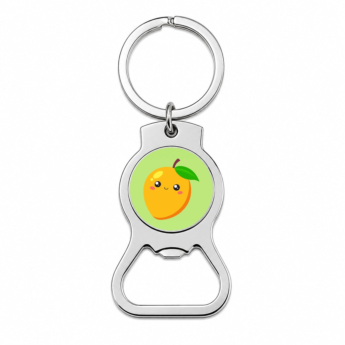 Mango Cute Happy Fruit Bottle Opener Keychain