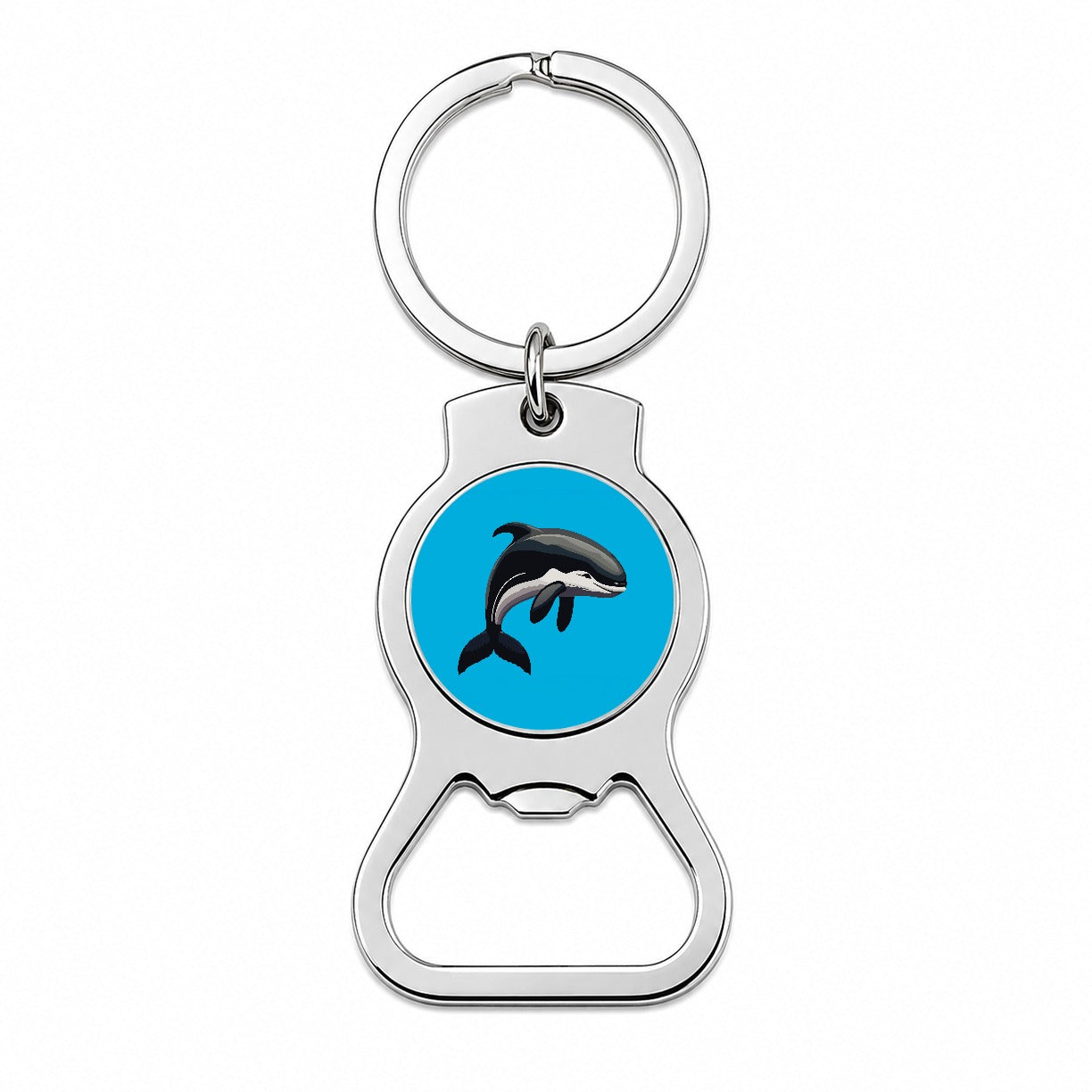 Orca Killer Whale Bottle Opener Keychain