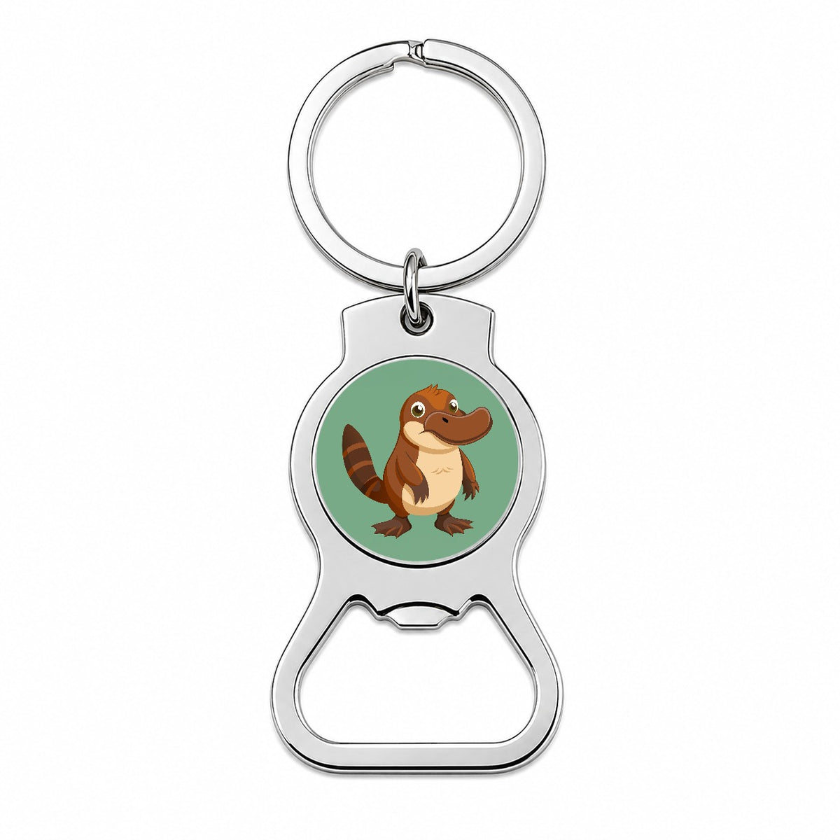 Platypus Cute Bottle Opener Keychain