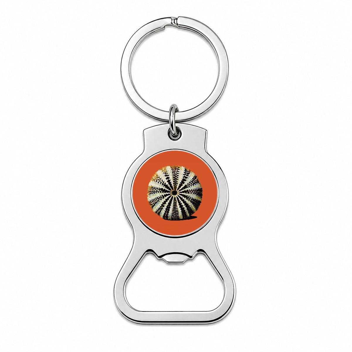 Sea Urchin Ocean Animal Echinoderm Bottle Opener Keychain