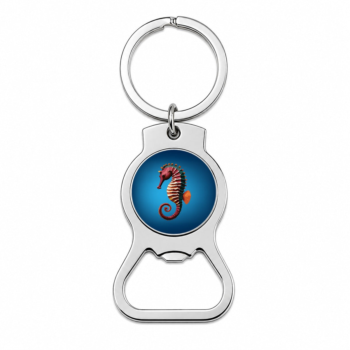 Seahorse Sea Horse Ocean Bottle Opener Keychain