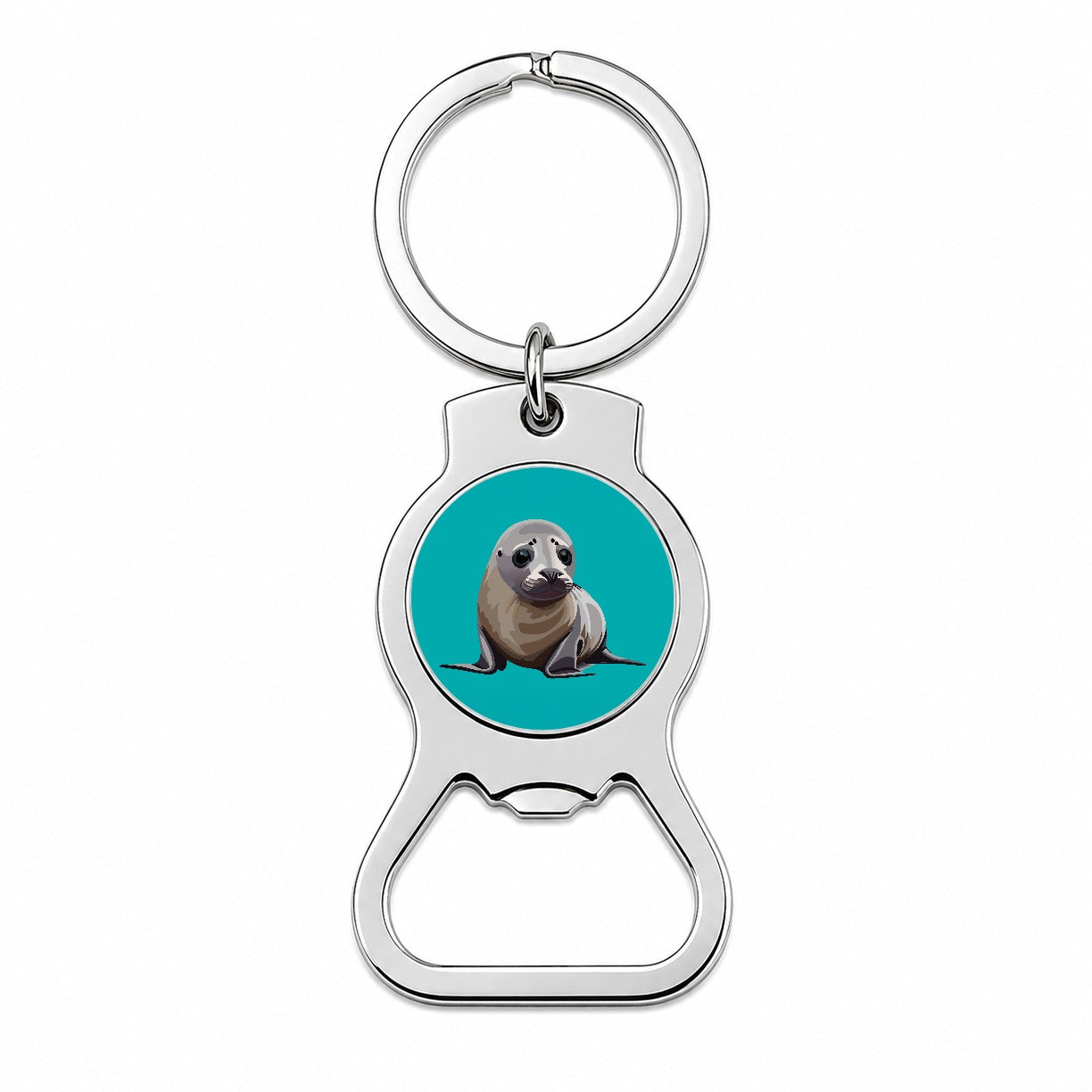 Seal Ocean Animal Cute Bottle Opener Keychain