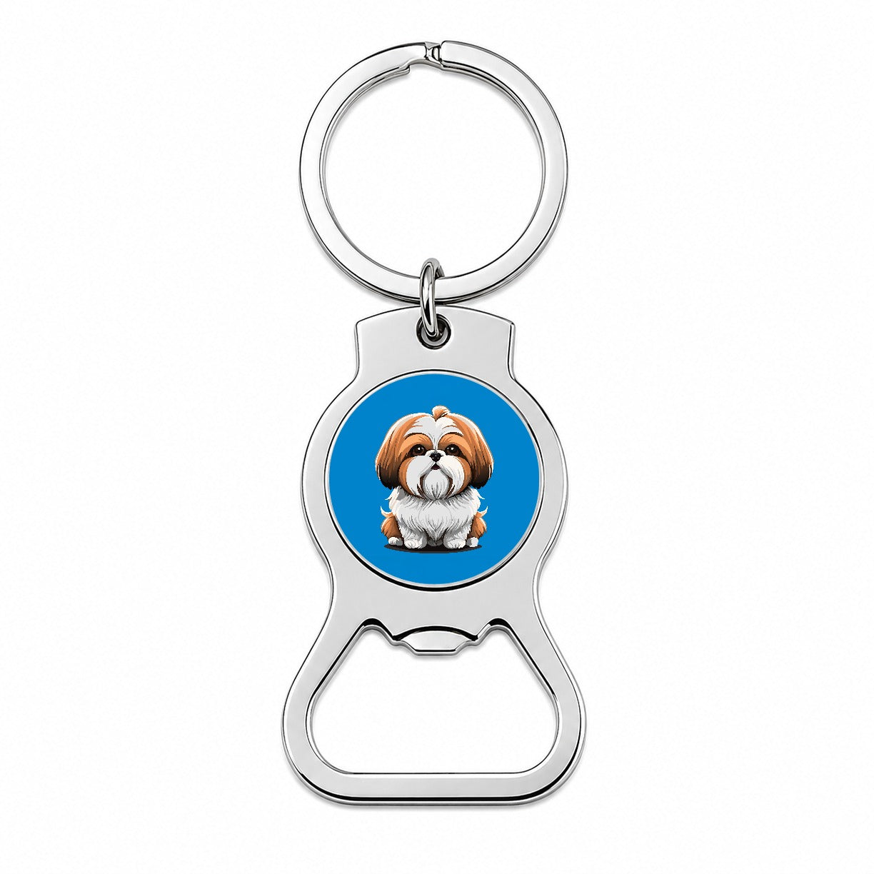 Shih Tzu Dog Adorable Bottle Opener Keychain
