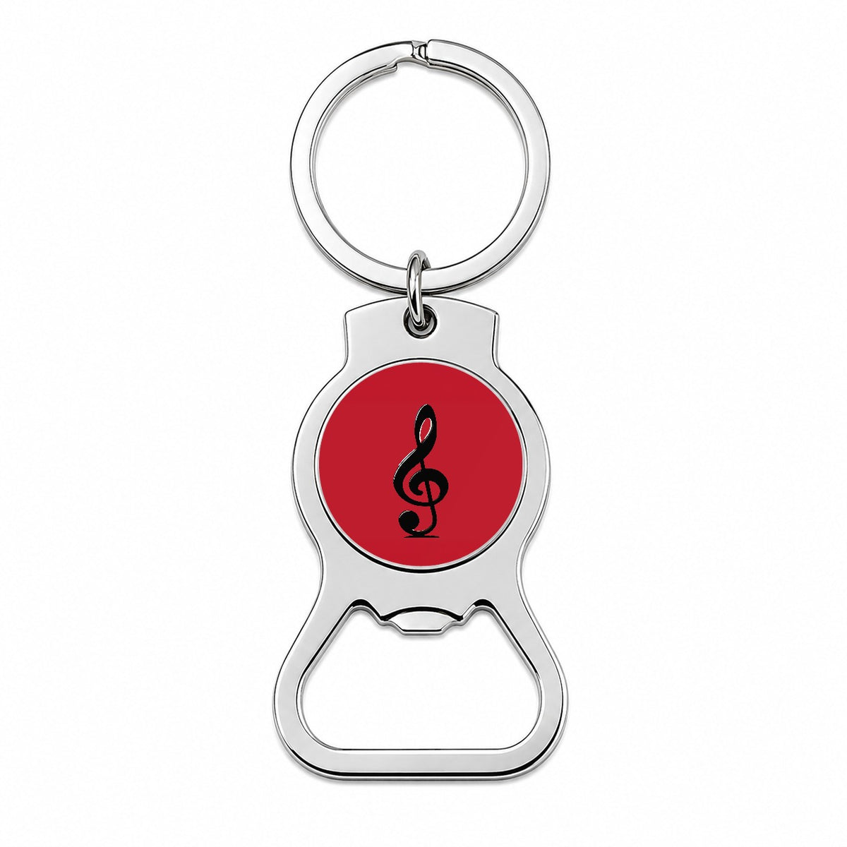Treble Clef Music Musical Musician Bottle Opener Keychain