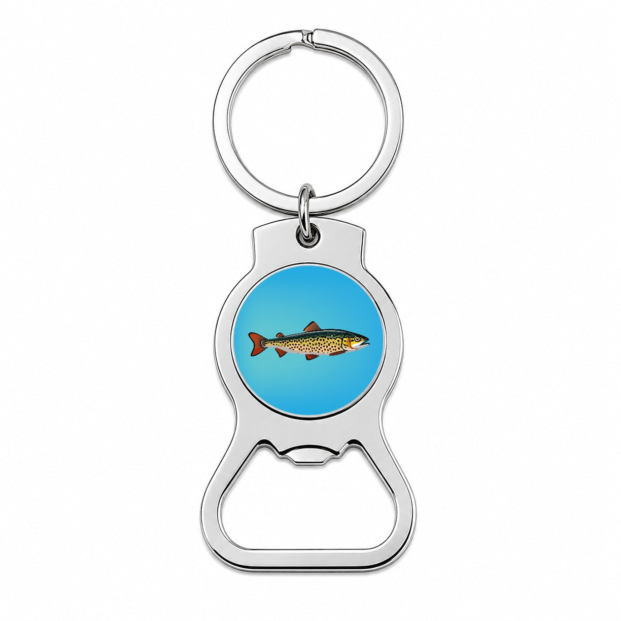 Trout Fish Fishing Bottle Opener Keychain