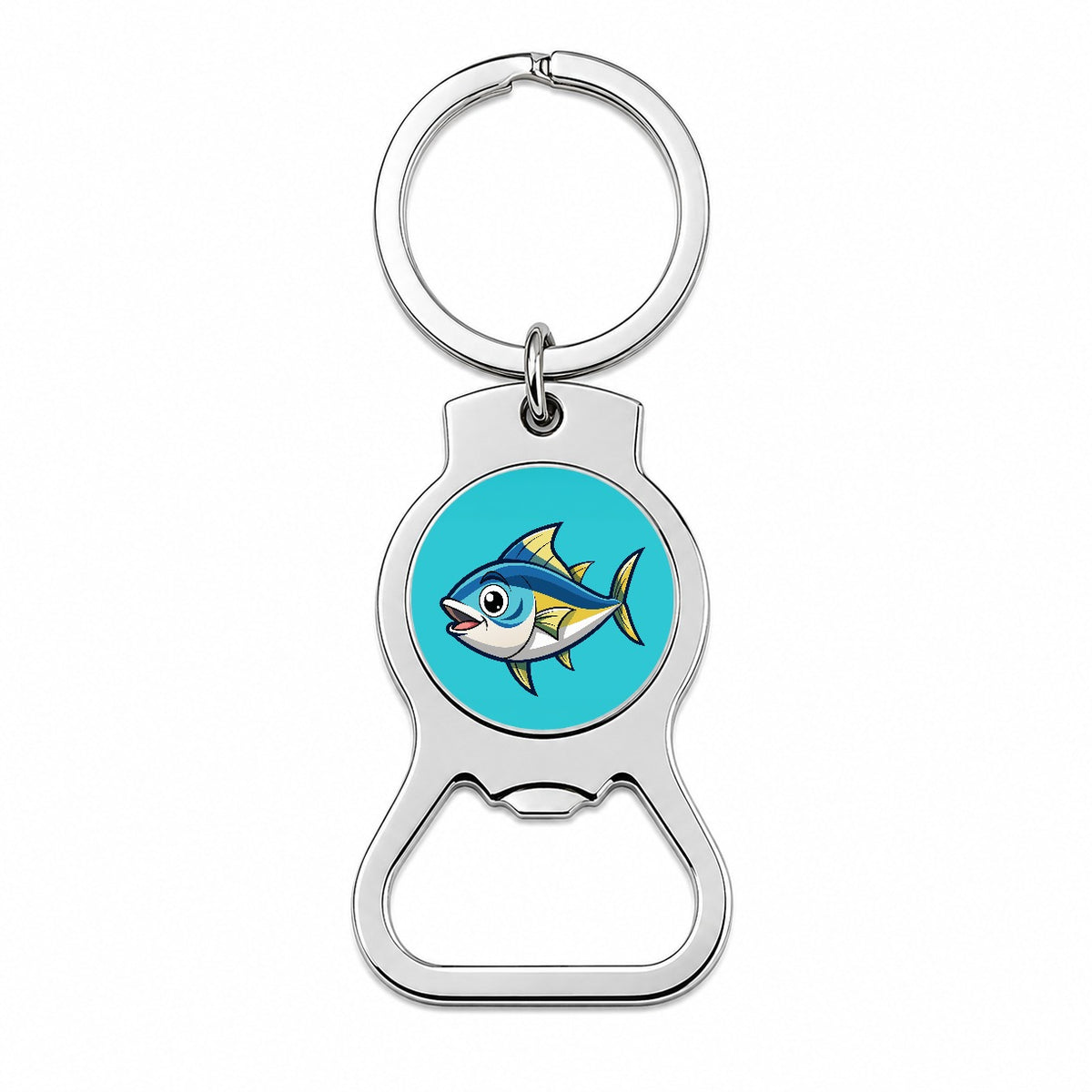 Tuna Fish Cute Bottle Opener Keychain