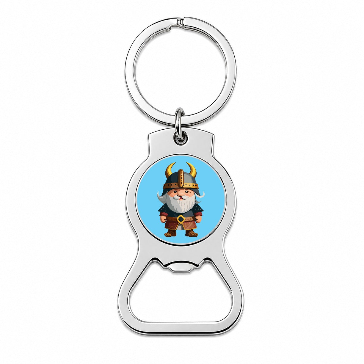 Viking Cute Standing Bottle Opener Keychain