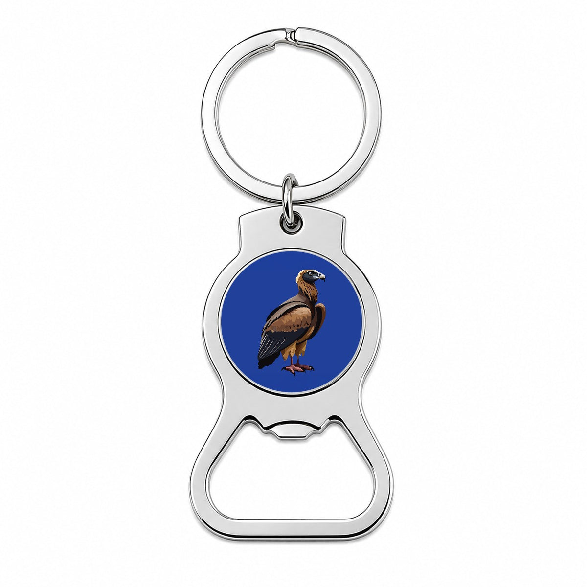 Vulture Bird of Prey Bottle Opener Keychain