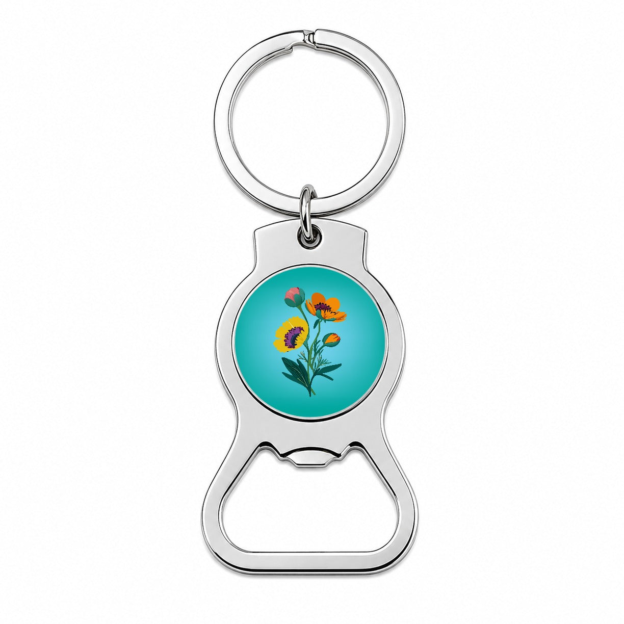 Wildflowers Wild Flowers Spring Nature Bottle Opener Keychain