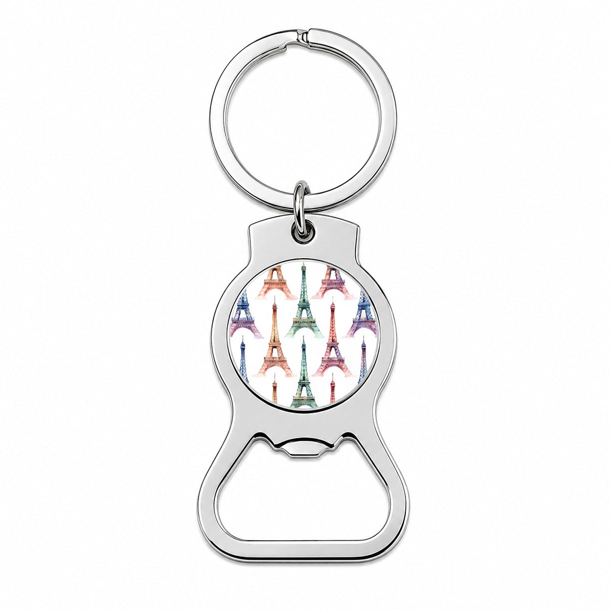 Eiffel Towers Paris City Beautiful Bottle Opener Keychain