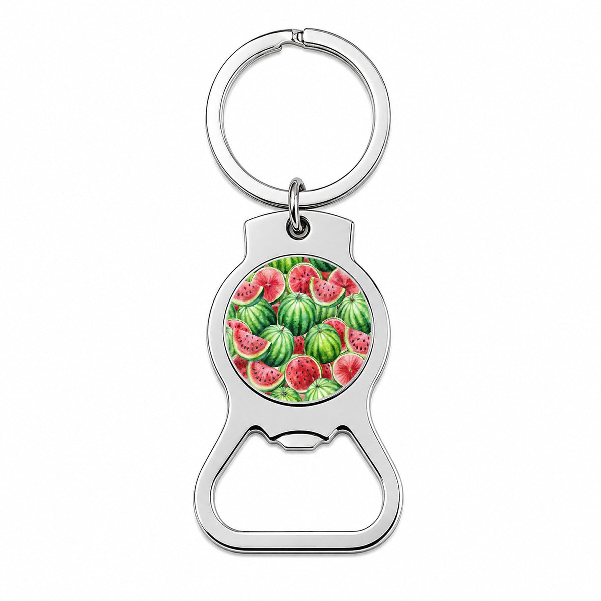 Lots Of Watermelons Bottle Opener Keychain