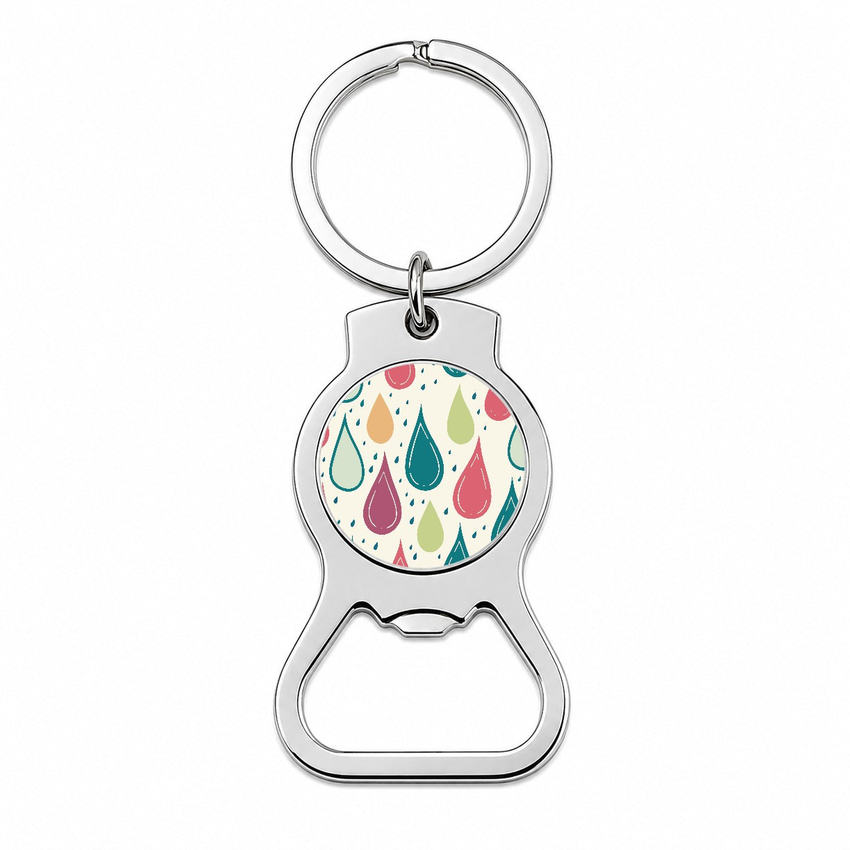 Rain Water Droplets Cute Bottle Opener Keychain