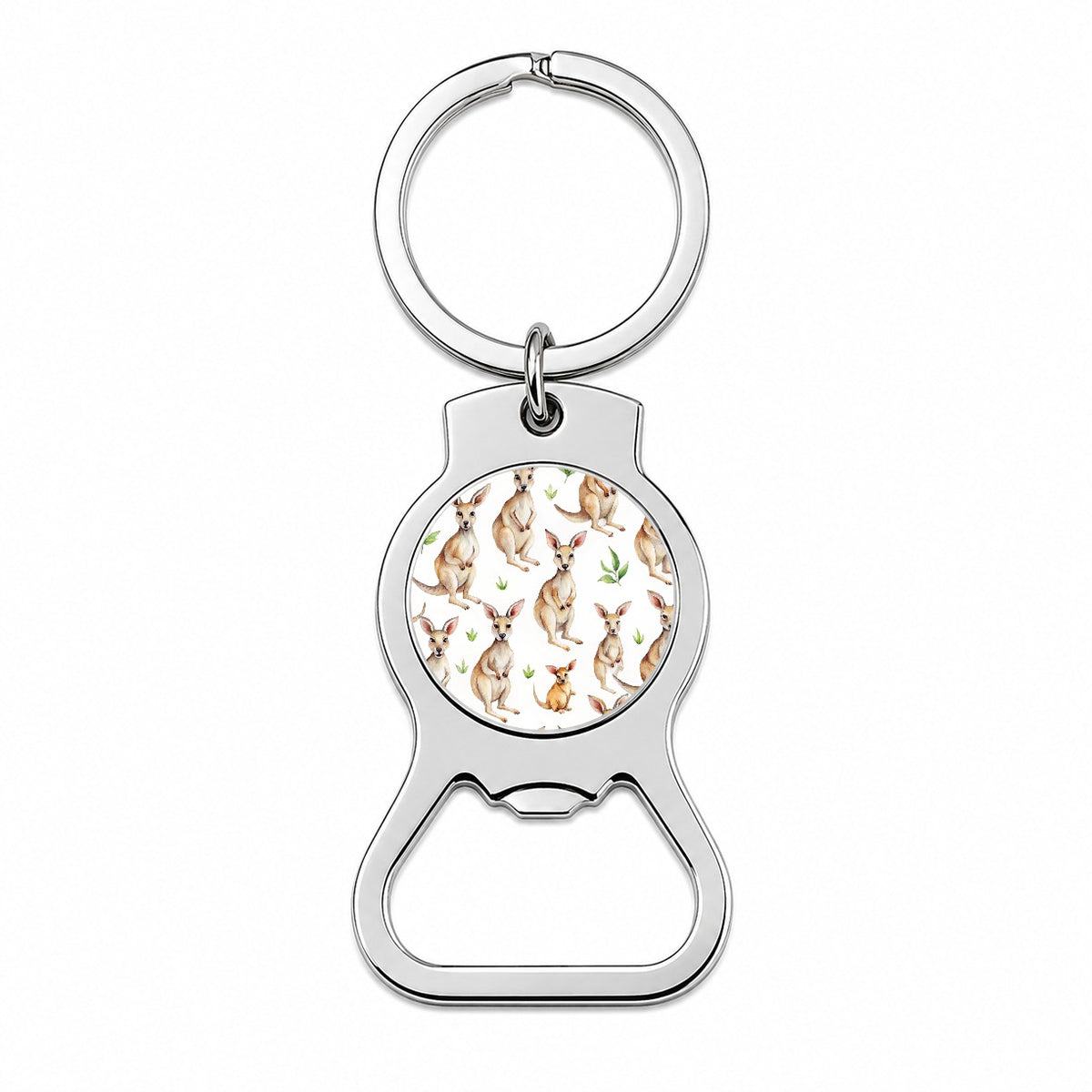 Sweet Kangaroos Bottle Opener Keychain