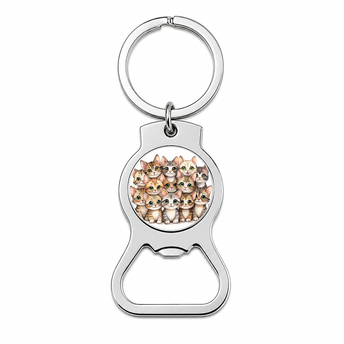 Sweet Sokoke Cats Bottle Opener Keychain
