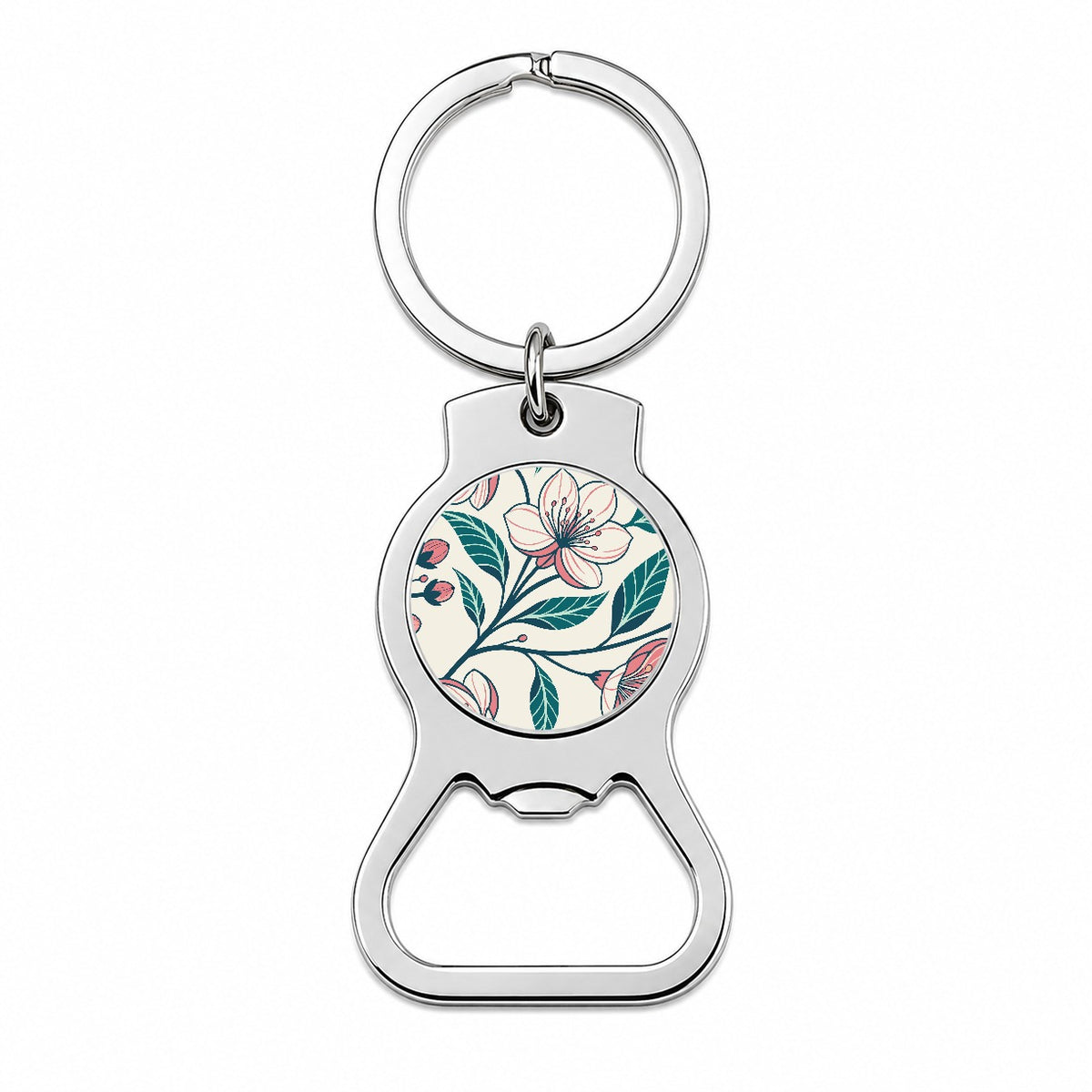 Lovely Flowers Twining Bottle Opener Keychain