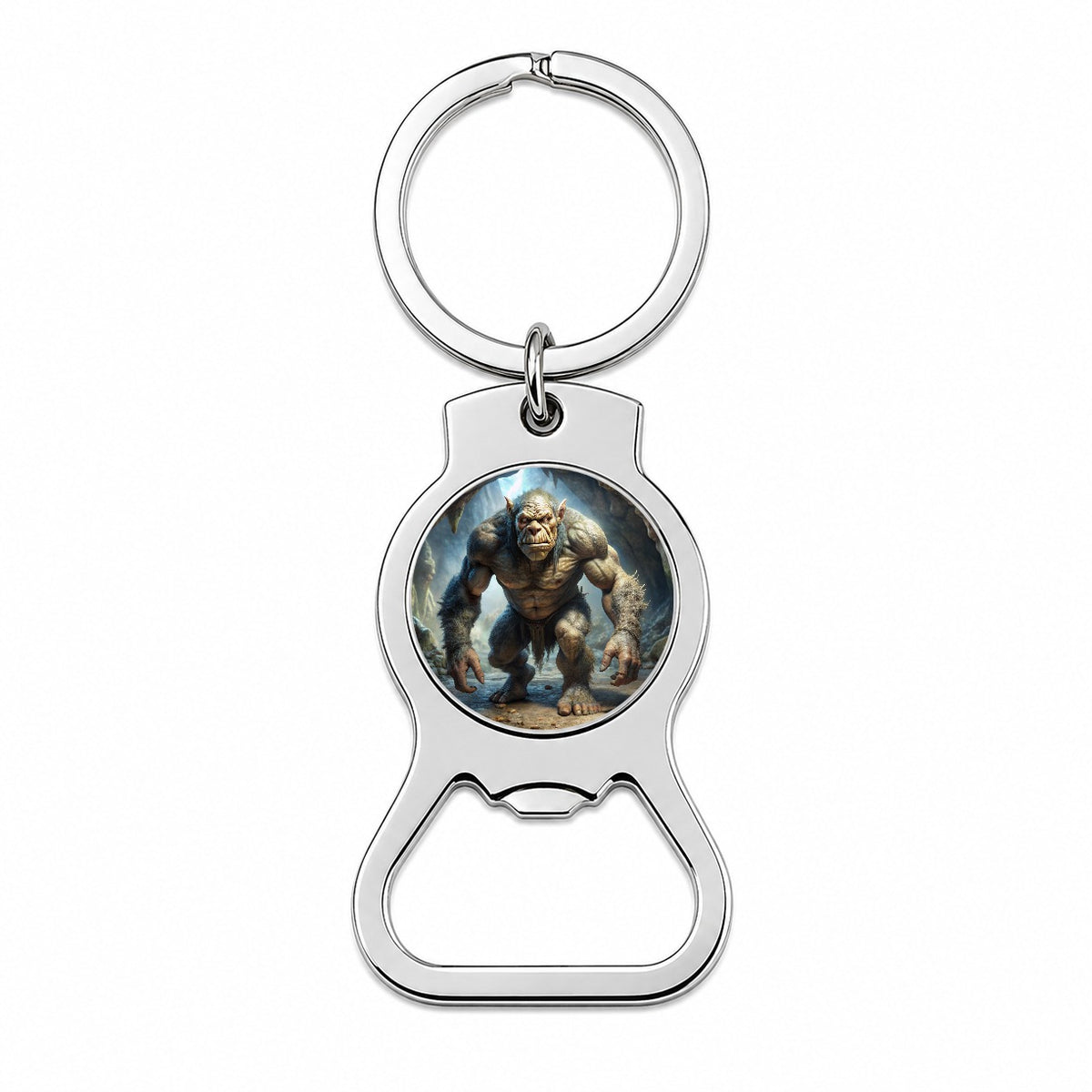 Cave Troll Fantasy Monster Bottle Opener Keychain
