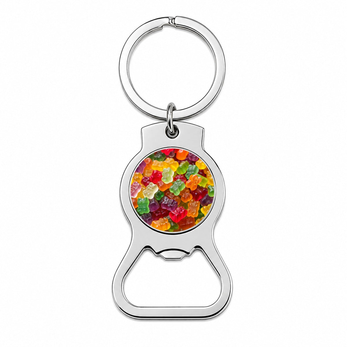 Lots of Gummi Bears Bottle Opener Keychain