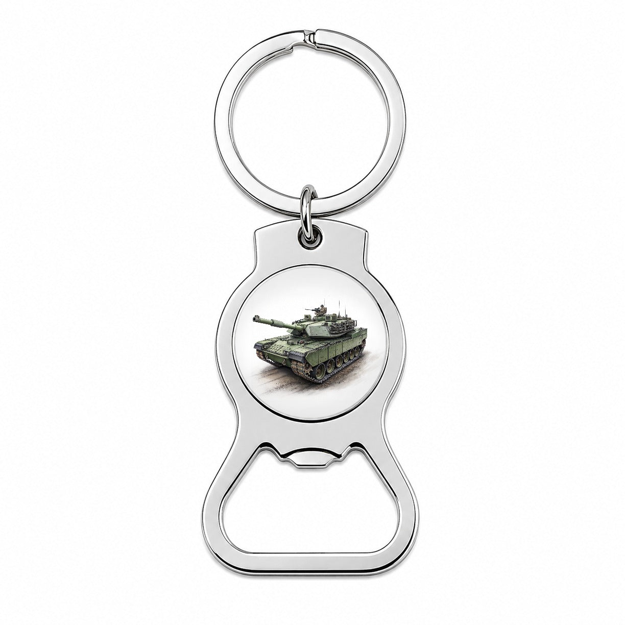 M1 Abrams US Main Battle Tank Bottle Opener Keychain
