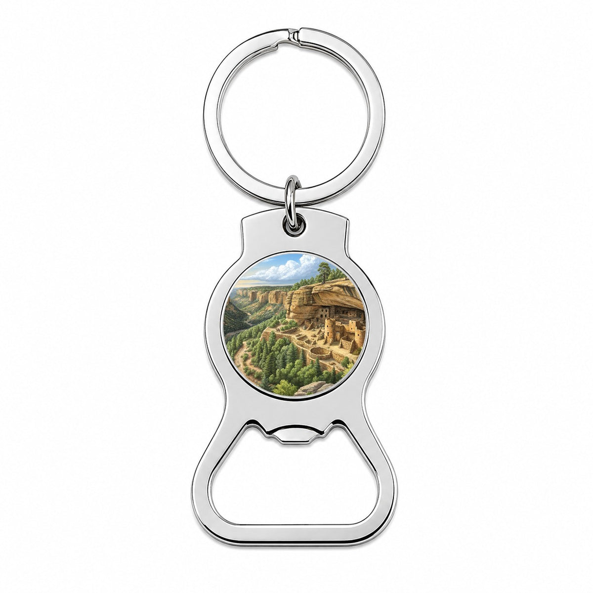 Mesa Verde National Park Colorado Bottle Opener Keychain