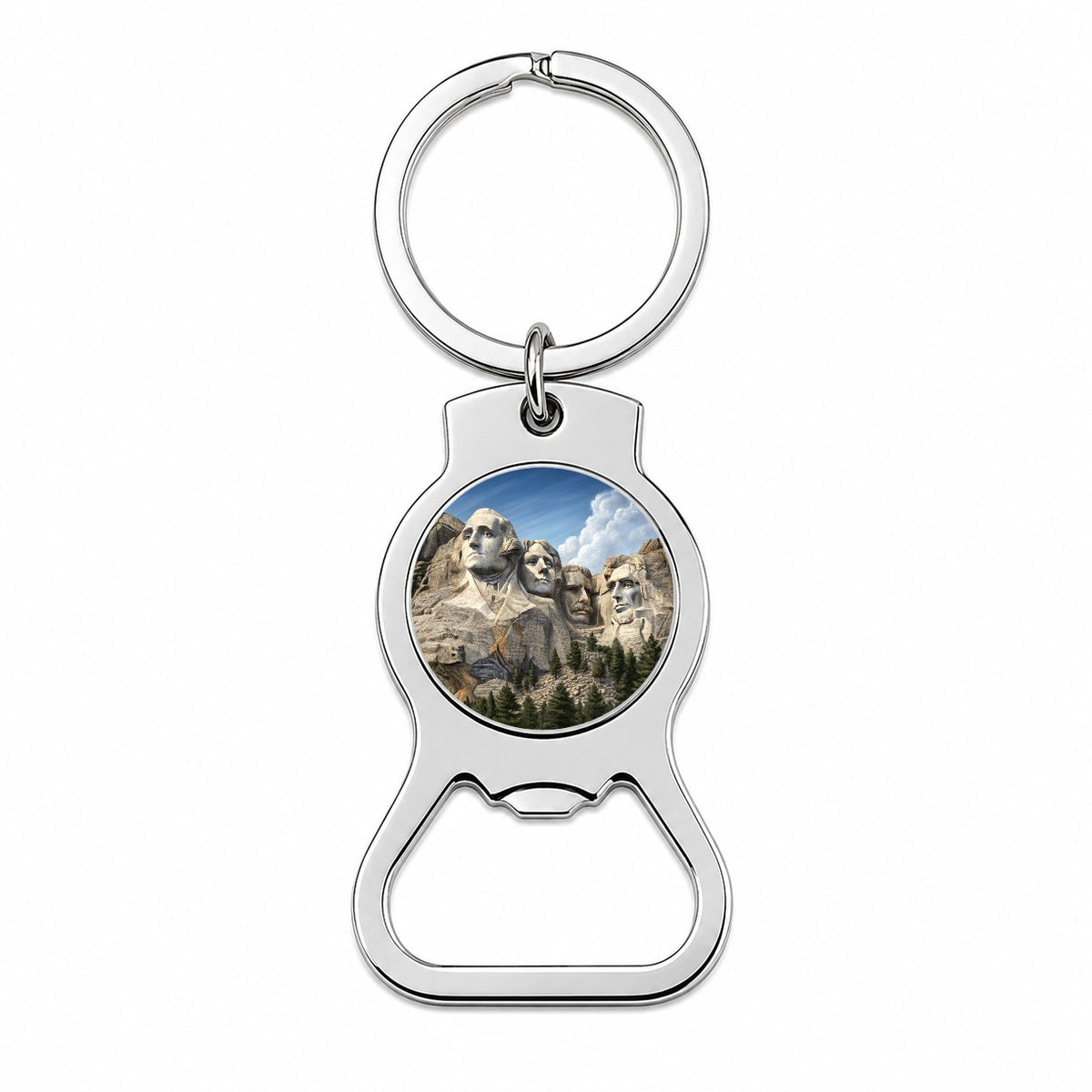 Mount Rushmore National Memorial Black Hills South Dakota Bottle Opener Keychain