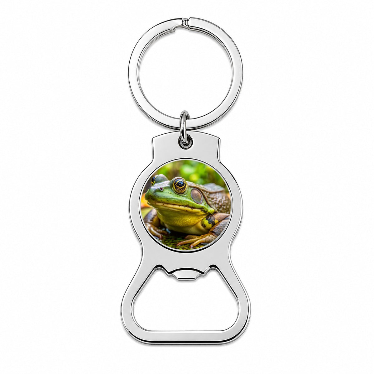American Bullfrog Bottle Opener Keychain